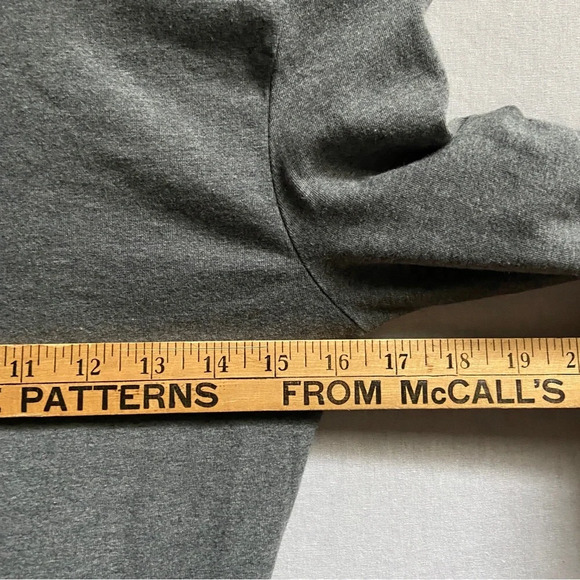 Design Lab organic cotton long sleeve ruched dress Sz XS - Picture 12 of 14